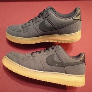 NIKE Air Force 1 Low Premium • Black Gum Men's 13